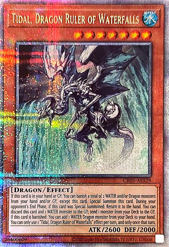 yugioh tidal dragon ruler of waterfalls deck Yugioh! 1x Tidal, (BLMM send 1 monster from your Deck to the Graveyard CR05-AES29 Tidal, Dragon Ruler of