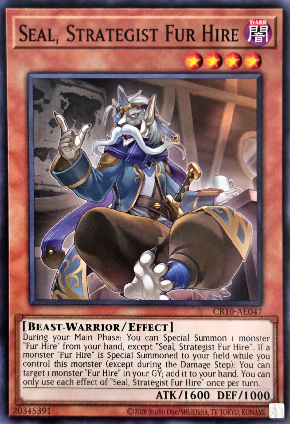 CR10-AE047 Seal, Strategist Fur Hire [C]