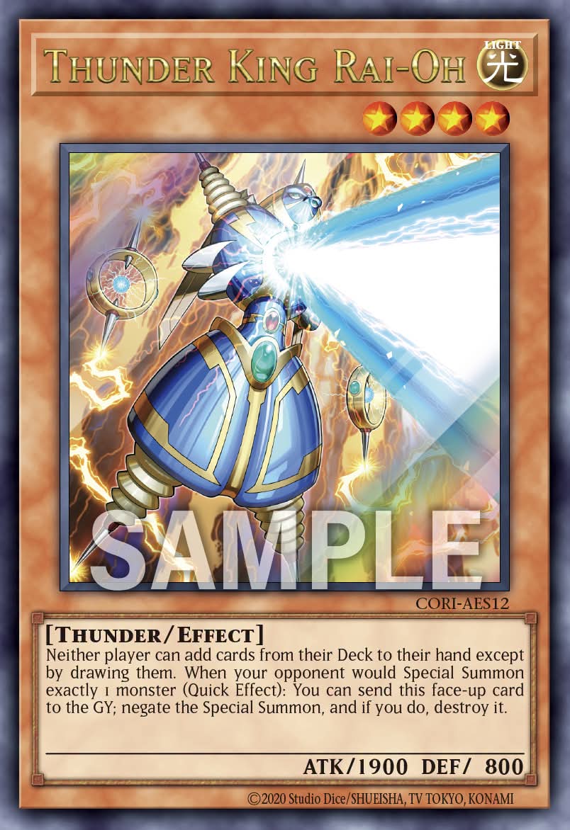 CORI-AES12 Thunder King Rai-Oh [PSR]