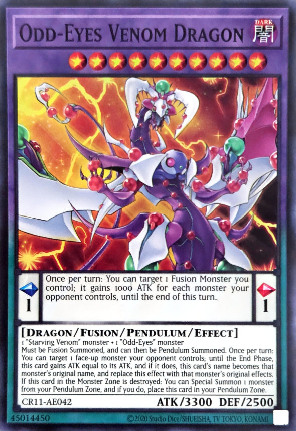 CR11-AE042 Odd-Eyes Venom Dragon [SR]