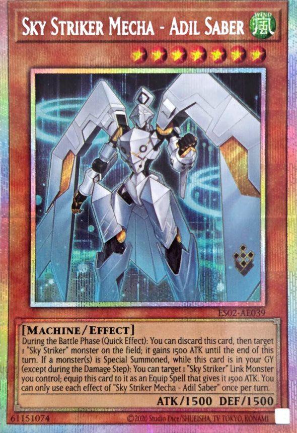 ES02-AE039 Sky Striker Mecha - Adil Saber [PSR]