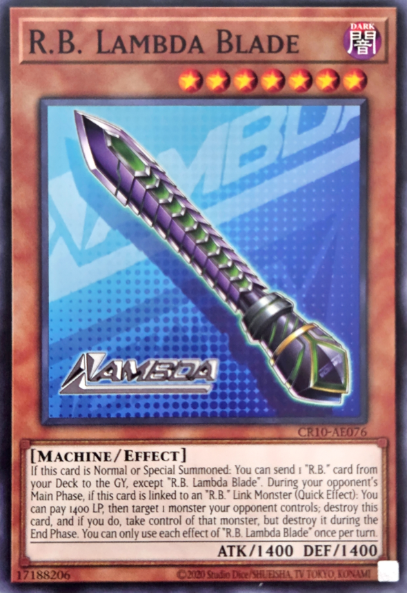 CR10-AE076 R.B. Lambda Blade [C]