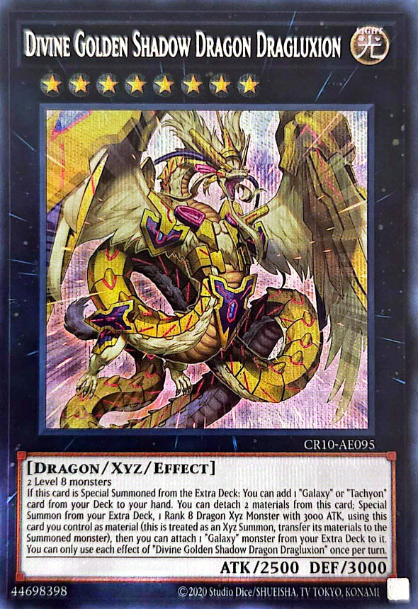 CR10-AE095 Divine Golden Shadow Dragon Dragluxion [SCR]