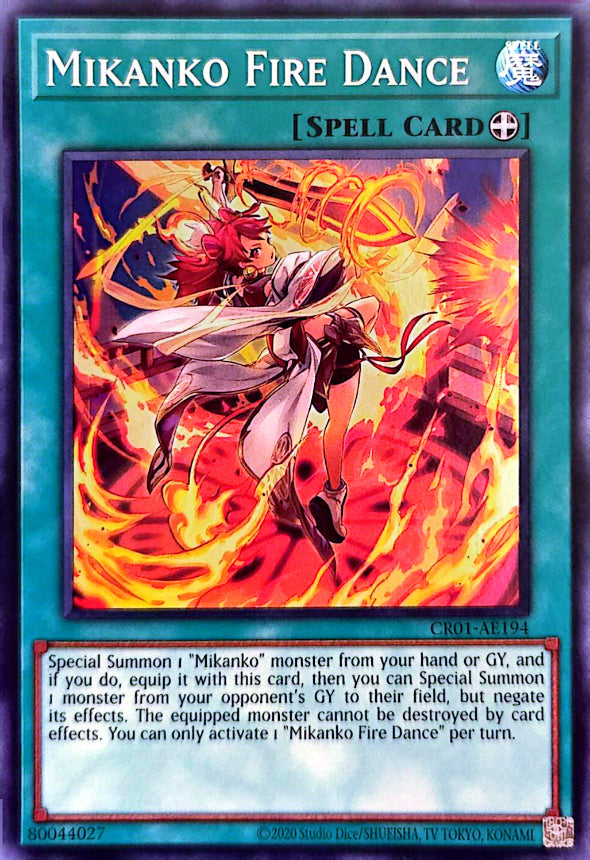 CR01-AE194 Mikanko Fire Dance [SR]