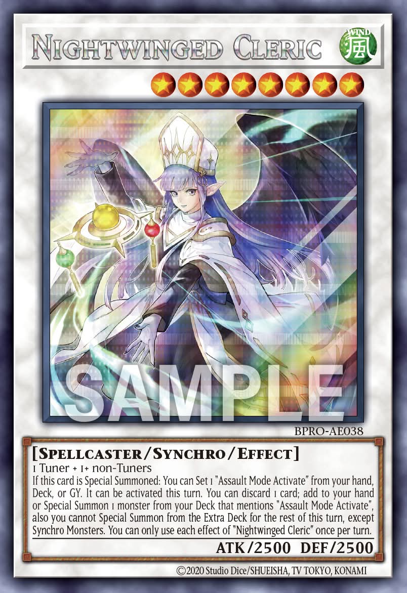 BPRO-AE038 Nightwinged Cleric [R]