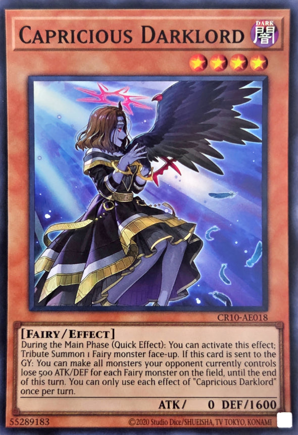 CR10-AE018 Capricious Darklord [SR]