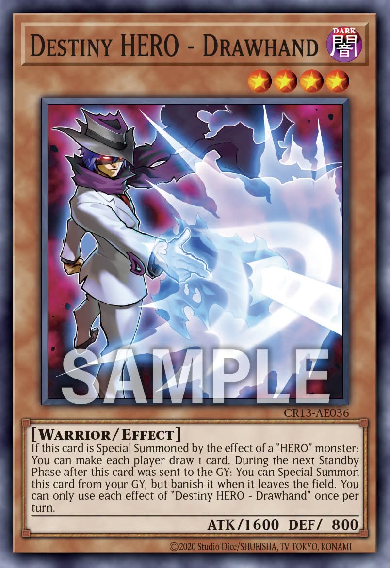 CR13-AE036 Destiny HERO - Drawhand [C]
