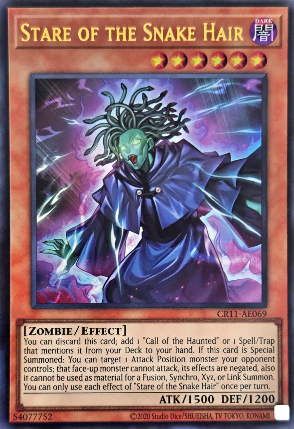 CR11-AE069 Stare of the Snake Hair [UR]