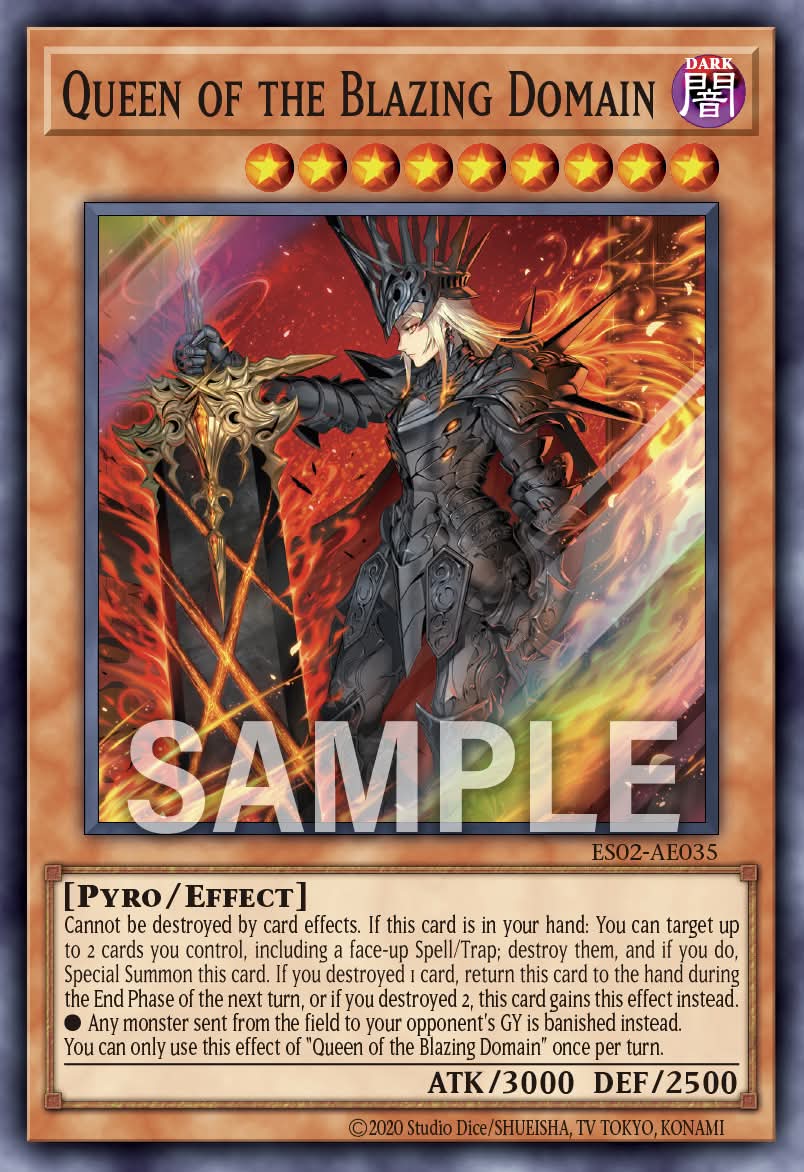 ES02-AE035 Queen of the Blazing Domain [SR]