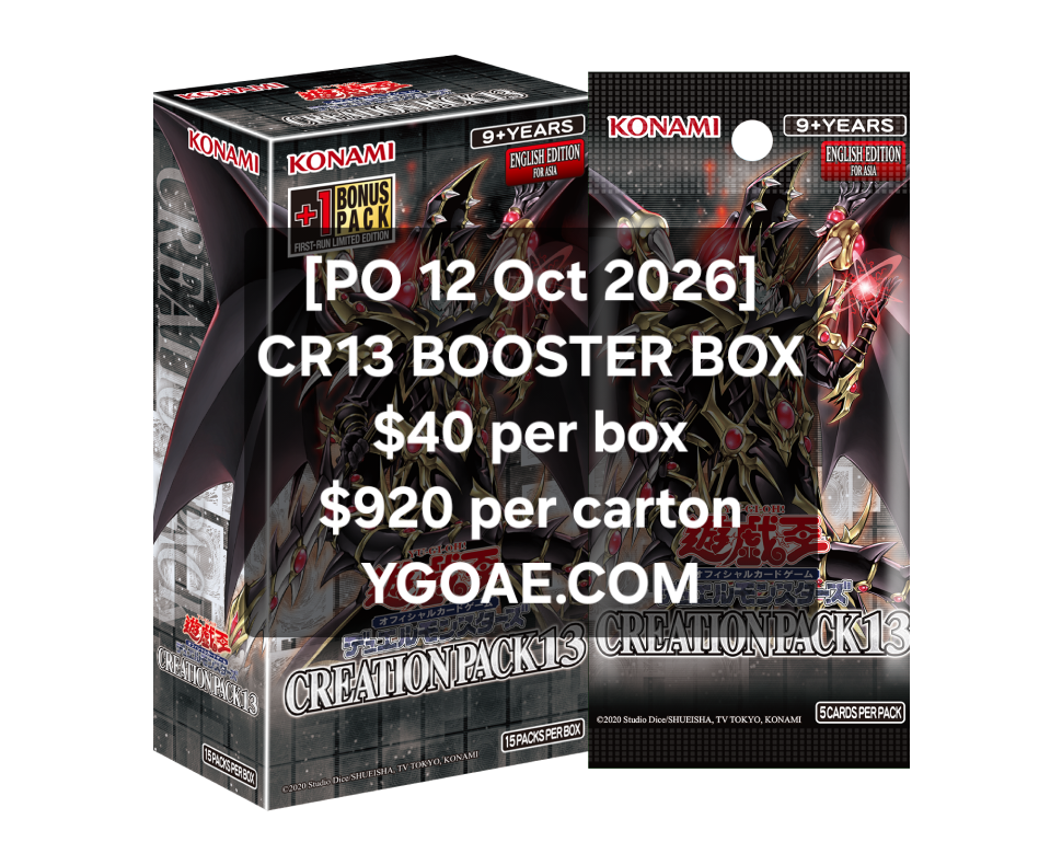 CR13 - Creation Pack 13 Booster Box [PO 12 Oct 2026]