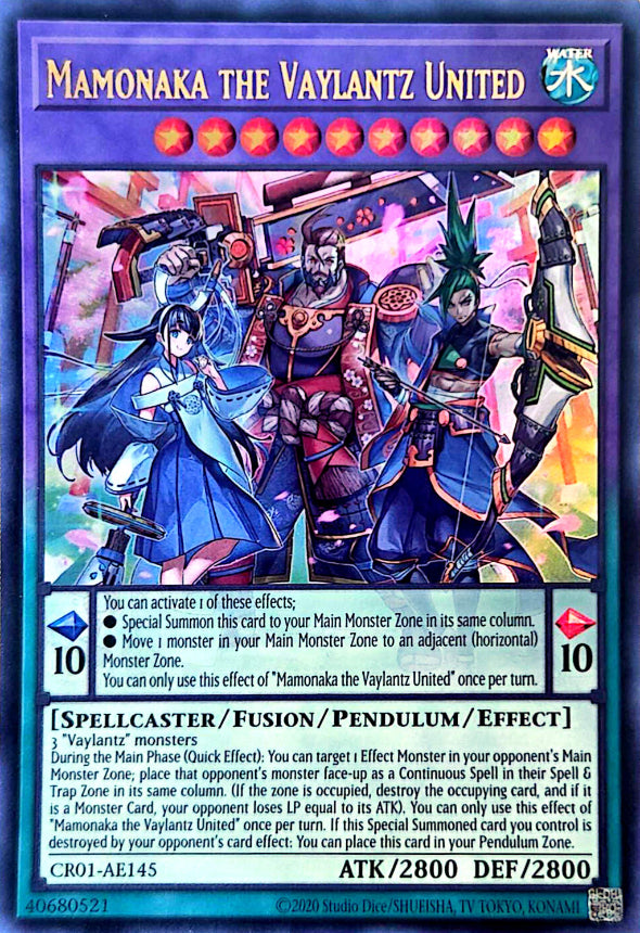 CR01-AE145 Mamonaka the Vaylantz United [UR]