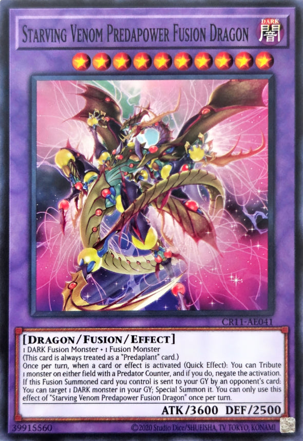 CR11-AE041 Starving Venom Predapower Fusion Dragon [C]