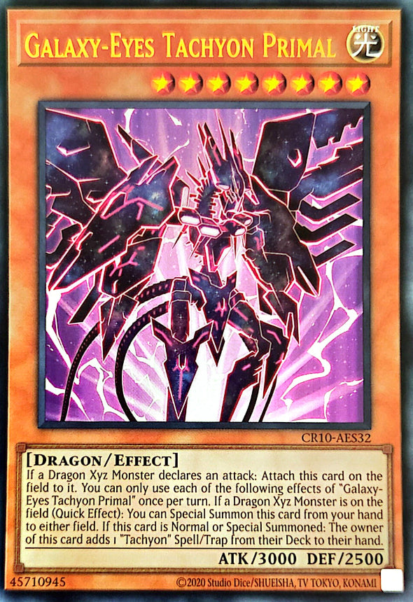 CR10-AES32 Galaxy-Eyes Tachyon Primal [UR]