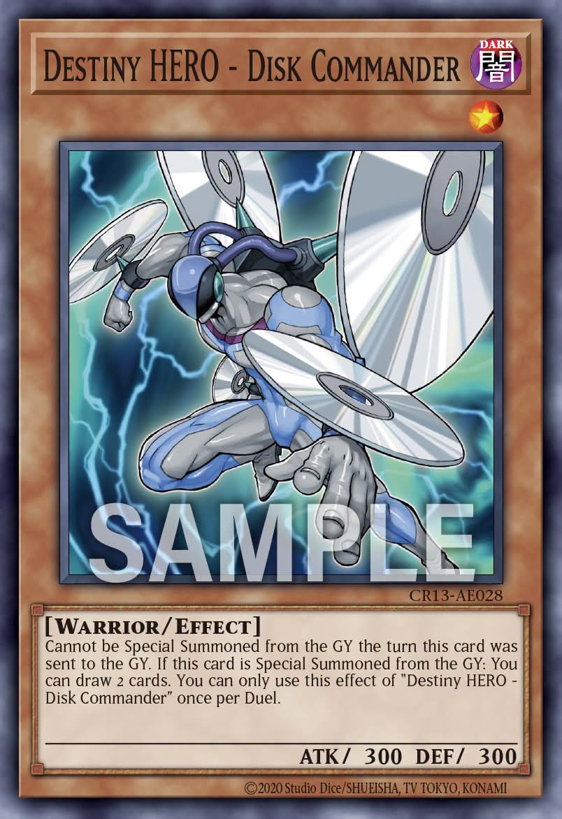 CR13-AE028 Destiny HERO - Disk Commander [C]