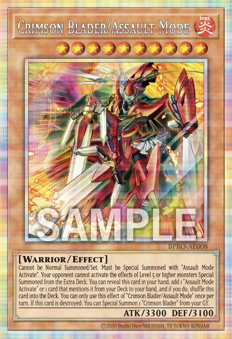 BPRO-AE008 Crimson Blader/Assault Mode [UR]