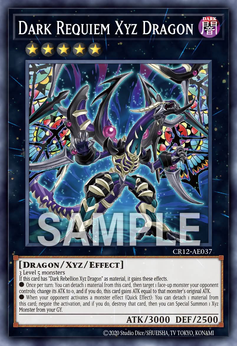CR12-AE037 Dark Requiem Xyz Dragon [C]
