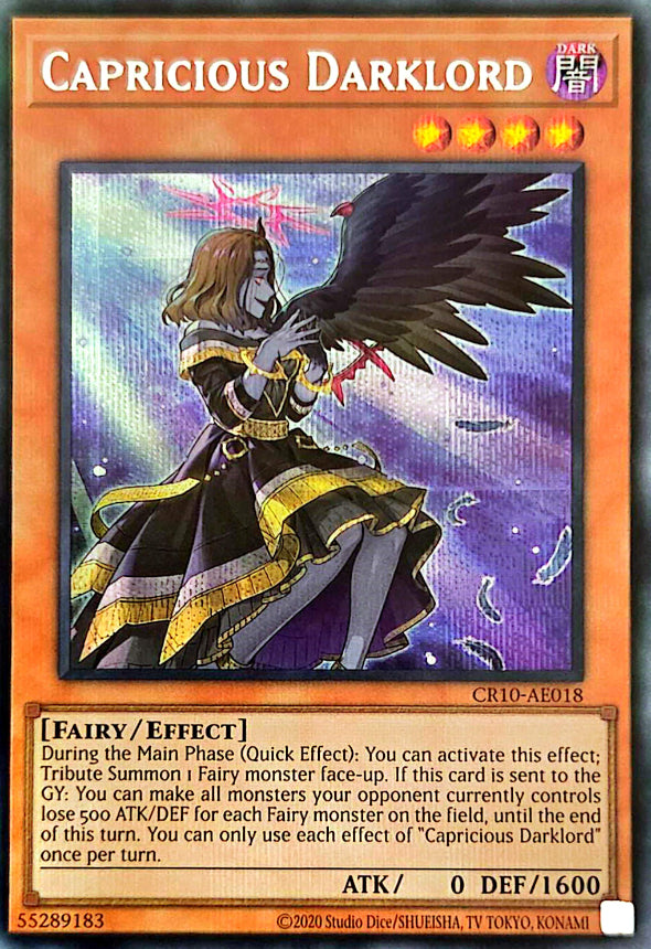 CR10-AE018 Capricious Darklord [SCR]