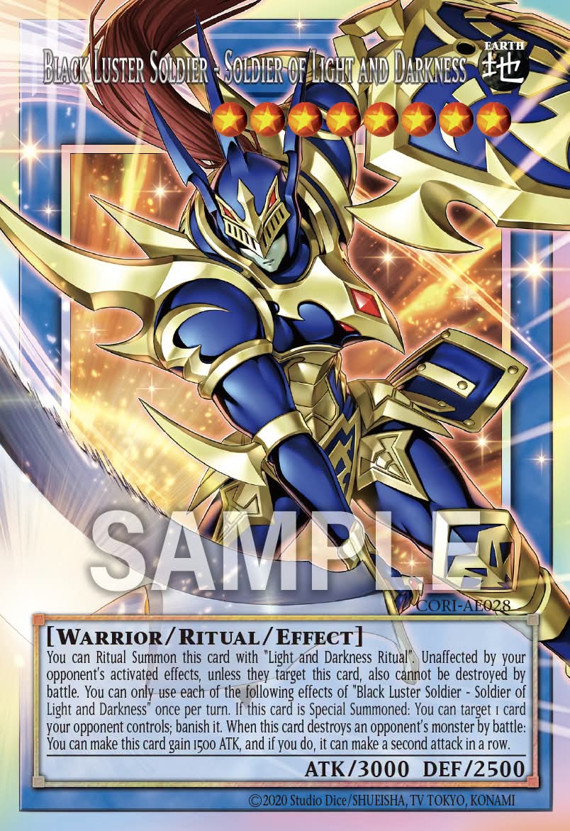 CORI-AE028 Black Luster Soldier - Soldier of Light and Darkness [OF PSR]
