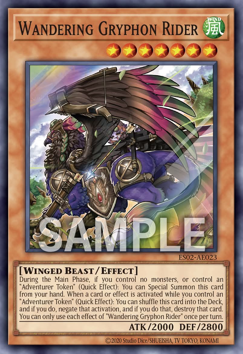 ES02-AE023 Wandering Gryphon Rider [SR]