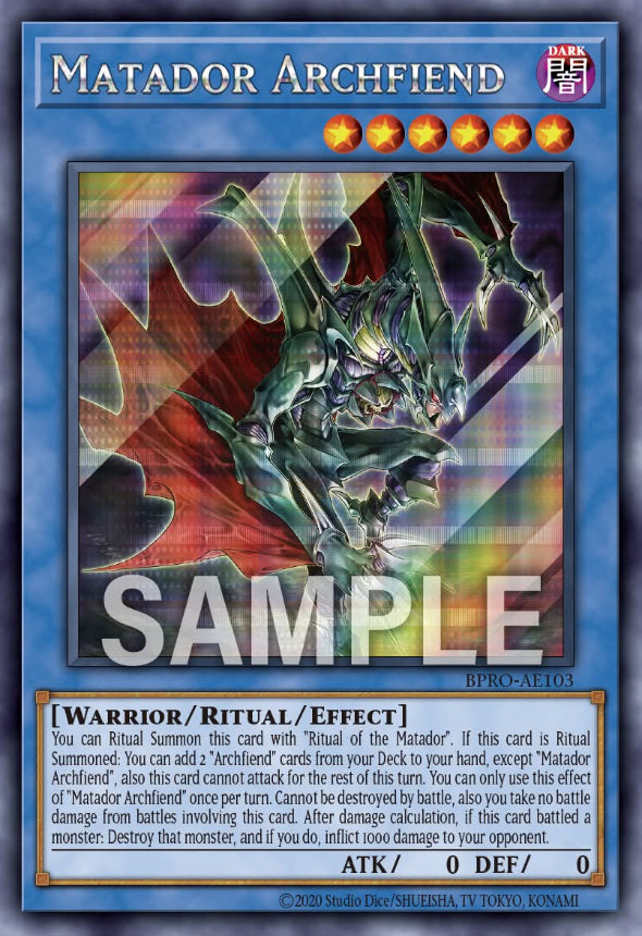 BPRO-AE103 Matador Archfiend [UR]