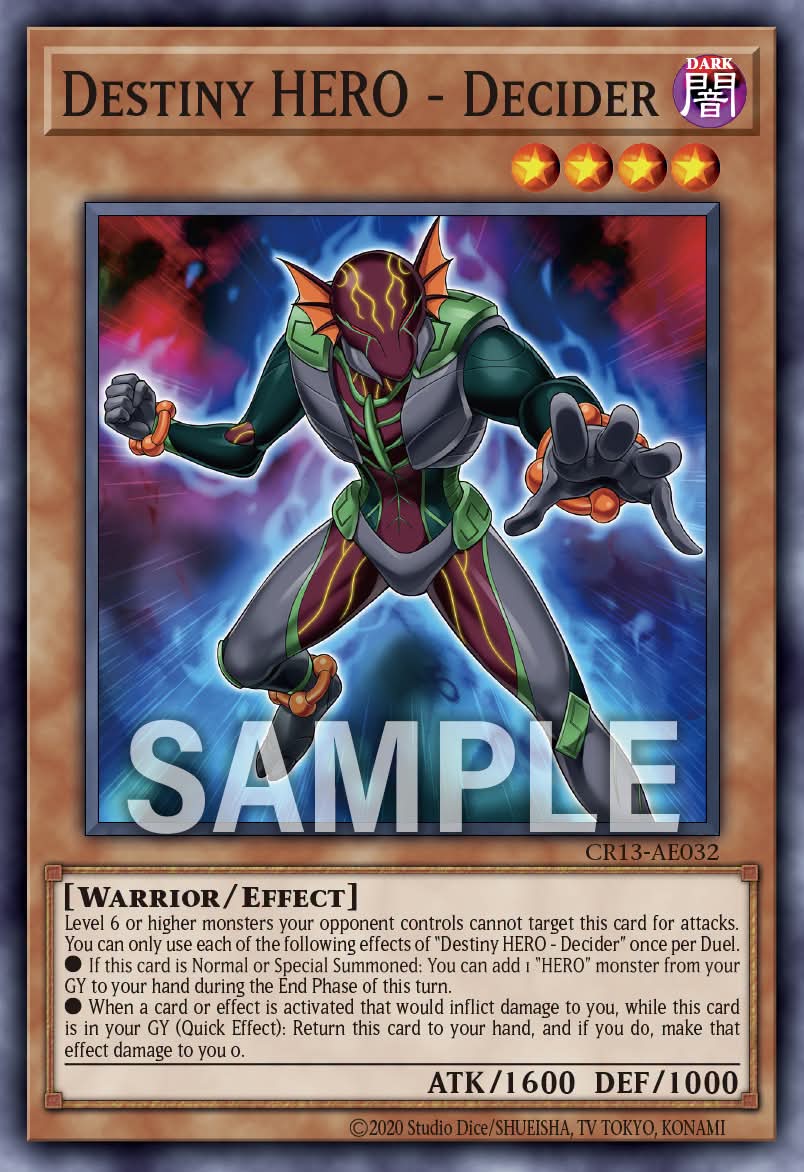 CR13-AE032 Destiny HERO - Decider [C]