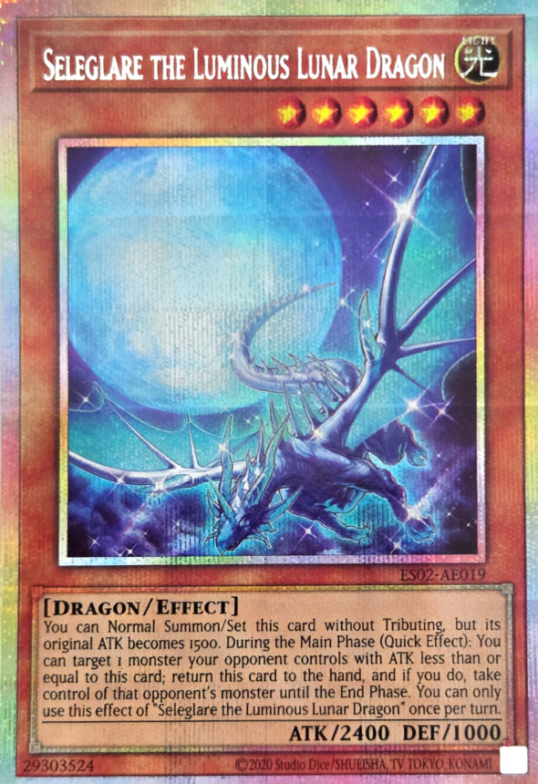 ES02-AE019 Seleglare the Luminous Lunar Dragon [PSR]