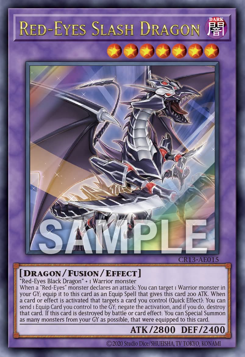 CR13-AE015 Red-Eyes Slash Dragon [UR]
