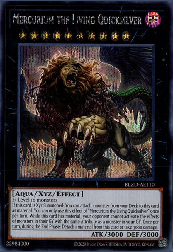 BLZD-AE110 Mercurium the Living Quicksilver [SCR]