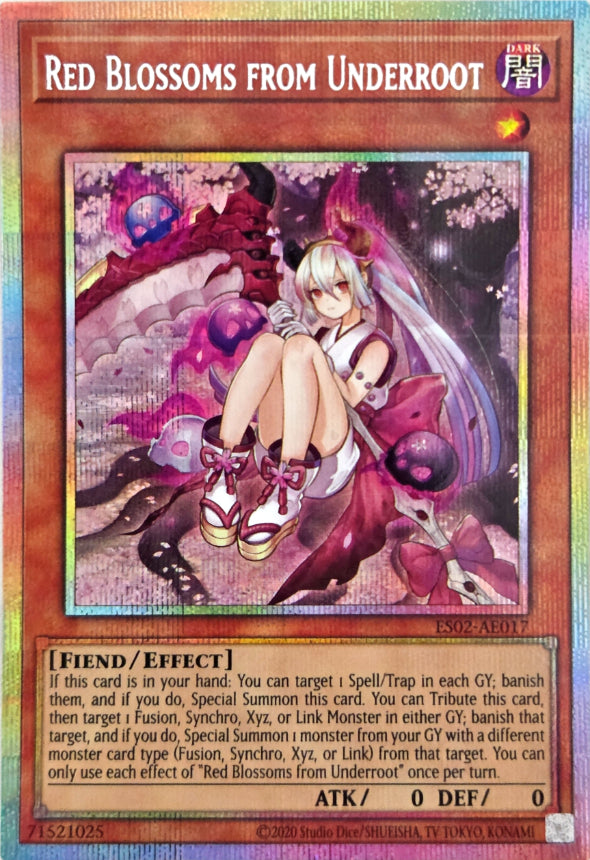 ES02-AE017 Red Blossoms from Underroot [PSR]