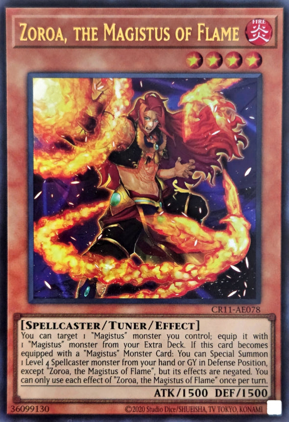 CR11-AE078 Zoroa, the Magistus of Flame [UR]