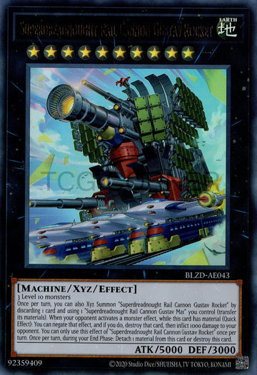 BLZD-AE043 Superdreadnought Rail Cannon Gustav Rocket [UR]