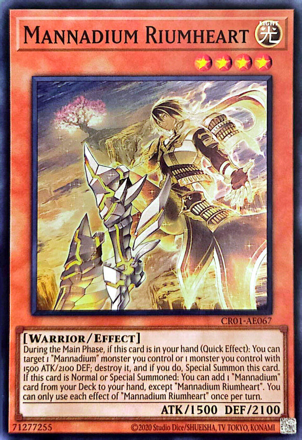 CR01-AE067 Mannadium Riumheart [SR]