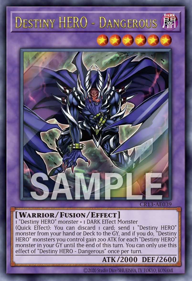 CR13-AE039 Destiny HERO - Dangerous [UR]