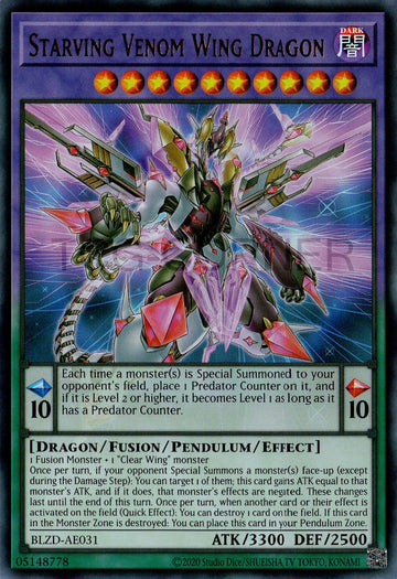 BLZD-AE031 Starving Venom Wing Dragon [UR]