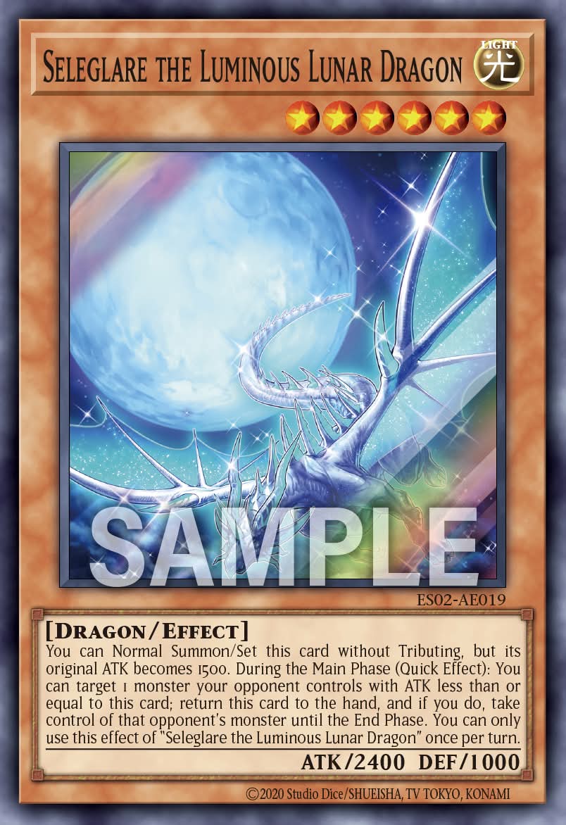 ES02-AE019 Seleglare the Luminous Lunar Dragon [SR]