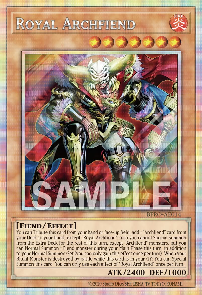 BPRO-AE014 Royal Archfiend [SR]