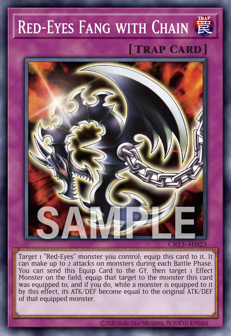 CR13-AE023 Red-Eyes Fang with Chain [C]