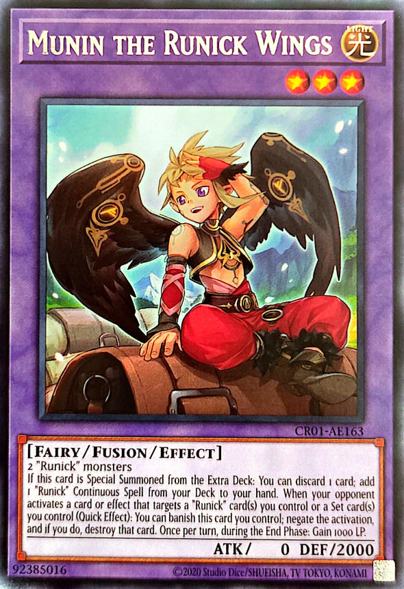 CR01-AE163 Munin the Runick Wings [R]