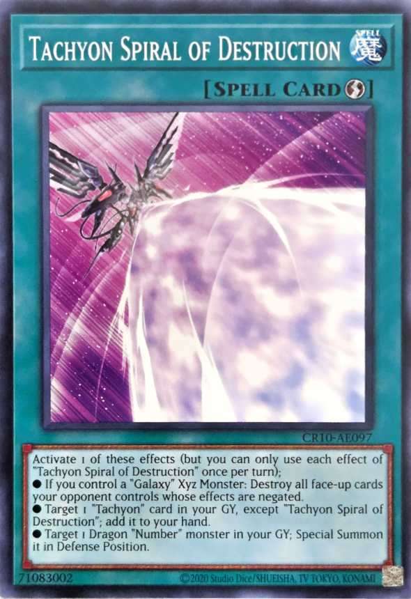 CR10-AE097 Tachyon Spiral of Destruction [C]