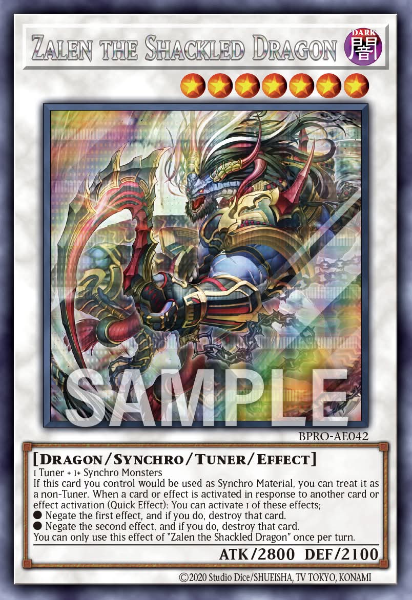 BPRO-AE042 Zalen the Shackled Dragon [R]