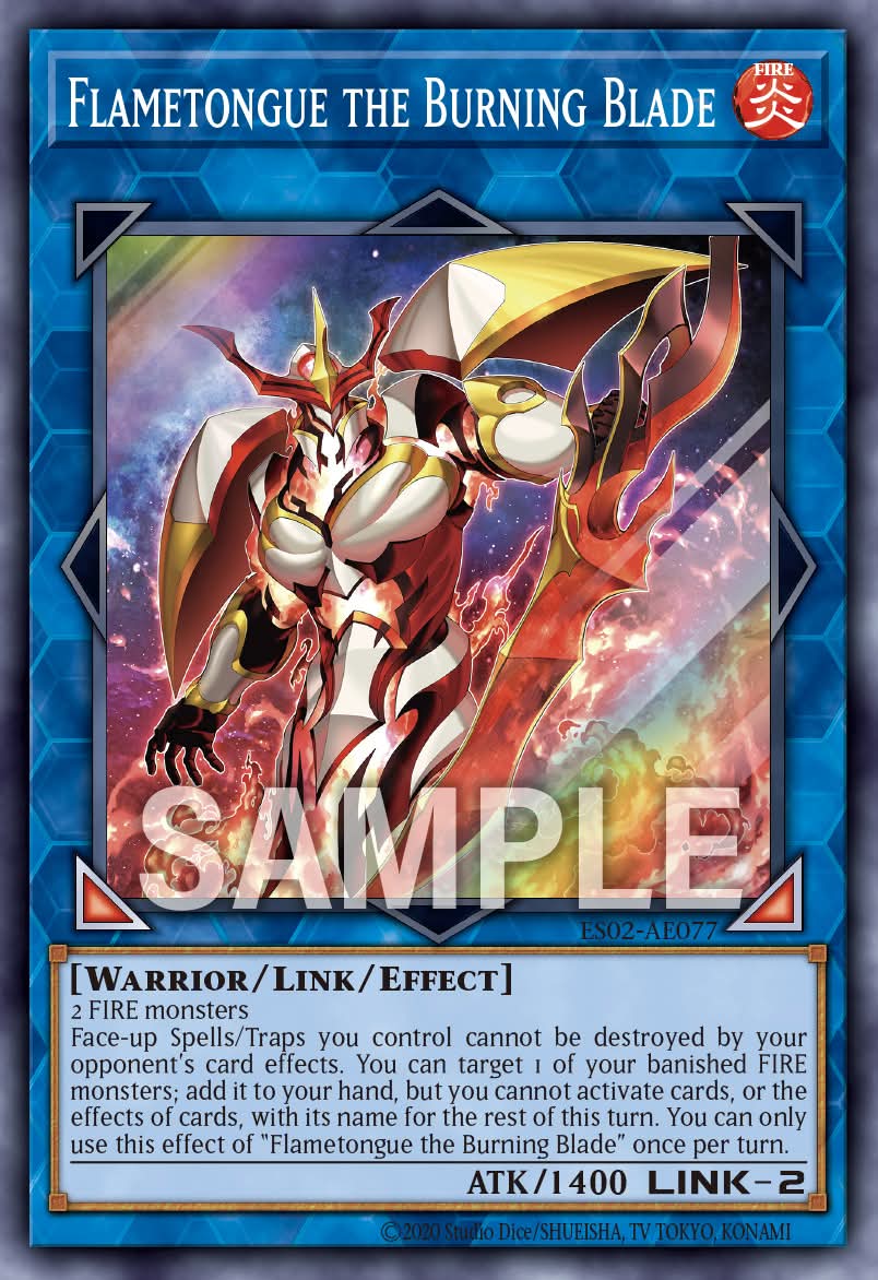 ES02-AE077 Flametongue the Burning Blade [SR]