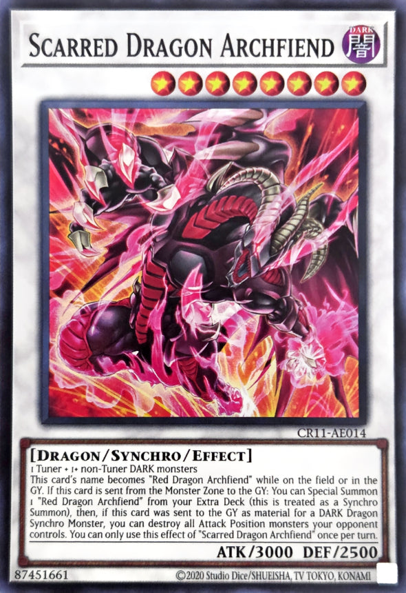 CR11-AE014 Scarred Dragon Archfiend [SR]