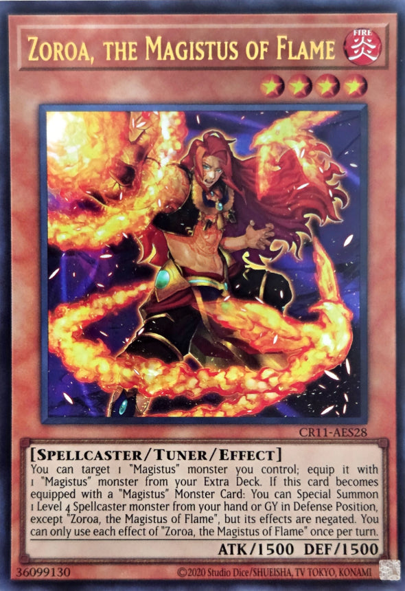 CR11-AES28 Zoroa, the Magistus of Flame [UR]