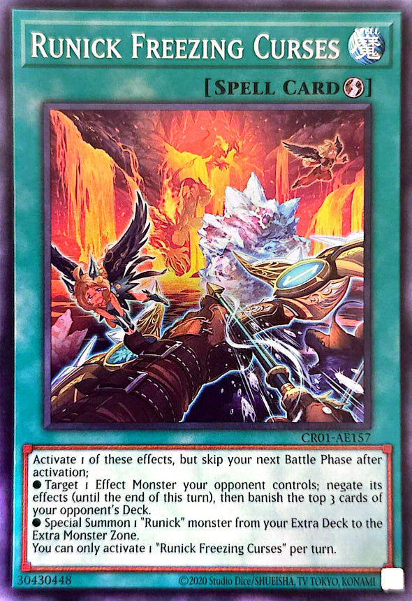 CR01-AE157 Runick Freezing Curses [SR]