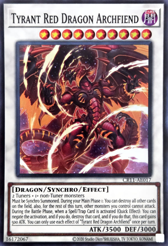 CR11-AE017 Tyrant Red Dragon Archfiend [SR]