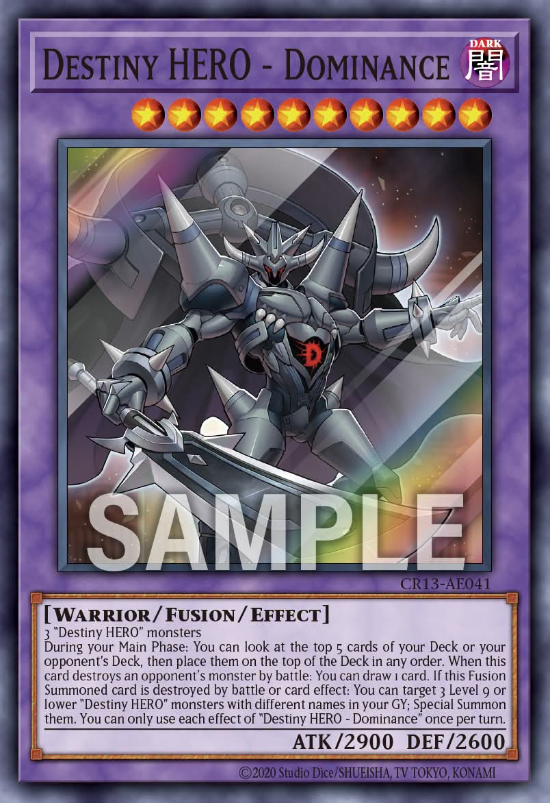 CR13-AE041 Destiny HERO - Dominance [SR]