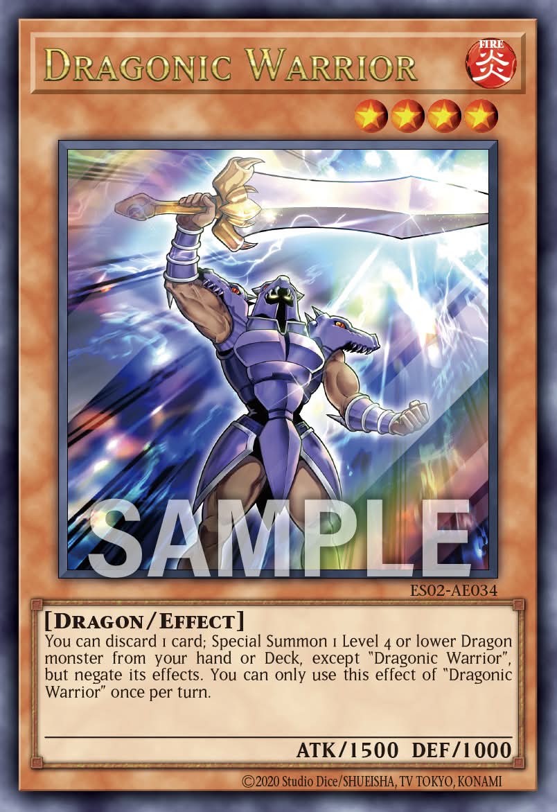 ES02-AE034 Dragonic Warrior [SCR]