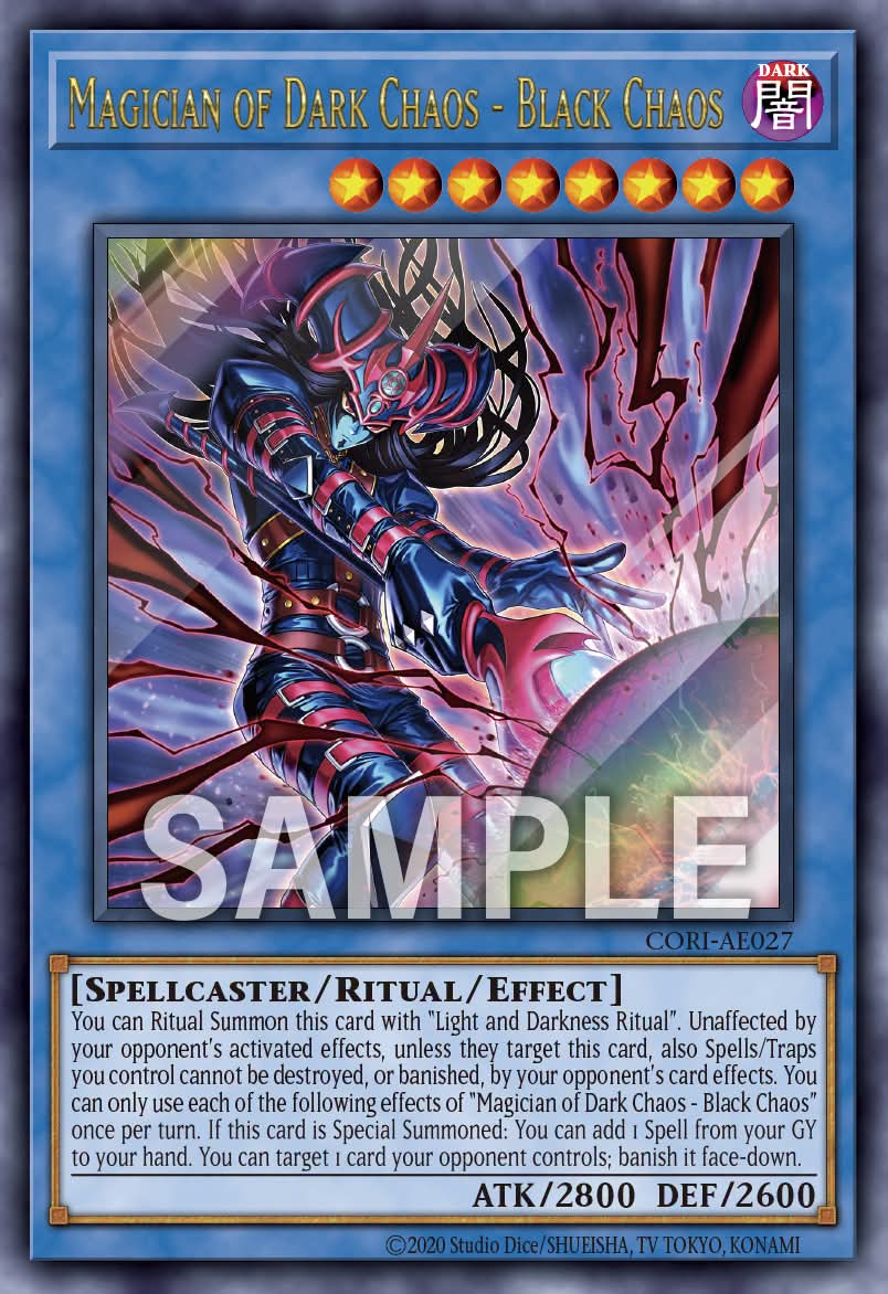 CORI-AE027 Magician of Dark Chaos - Black Chaos [SCR]