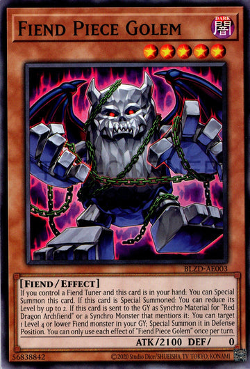 BLZD-AE003 Fiend Piece Golem [C]
