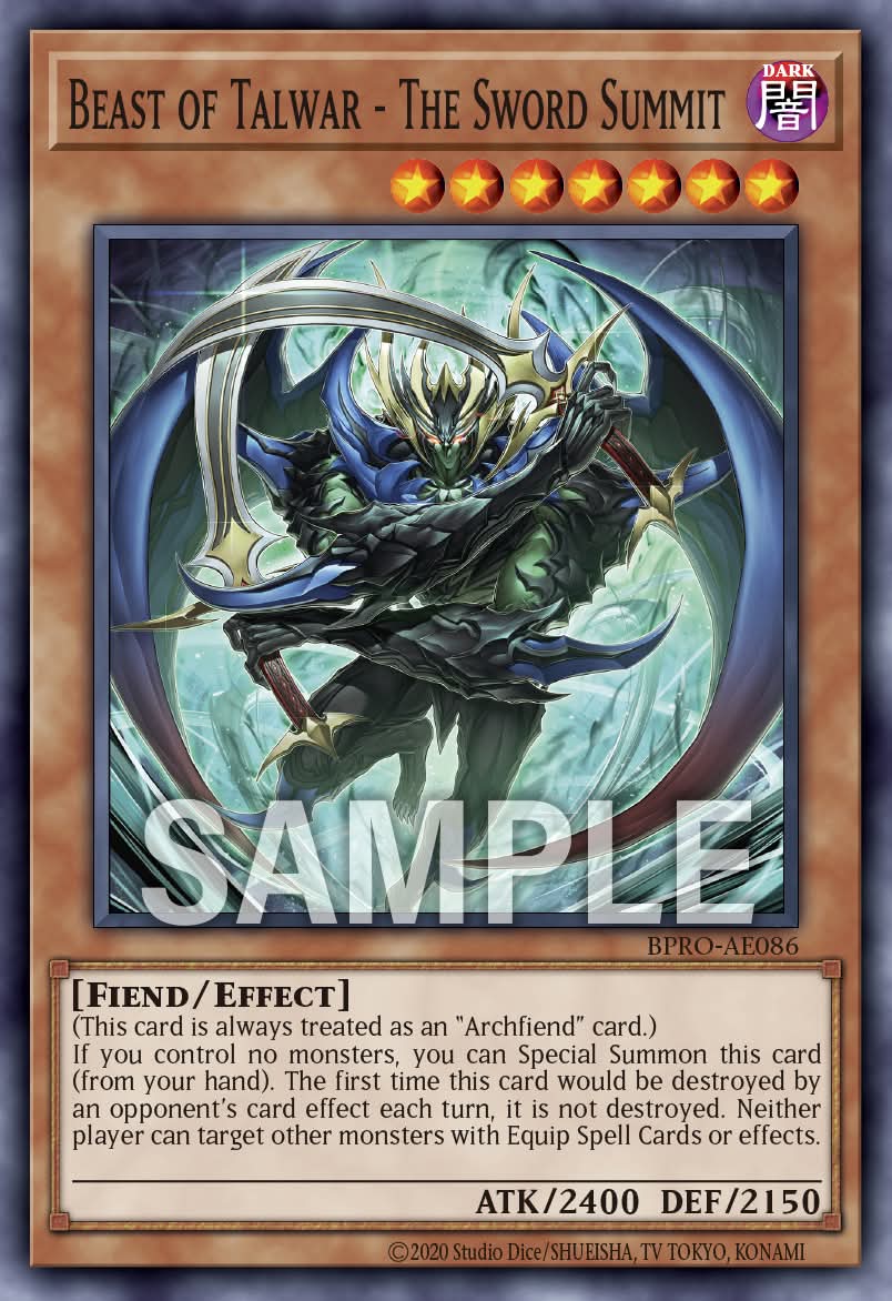 BPRO-AE086 Beast of Talwar - The Sword Summit [C]